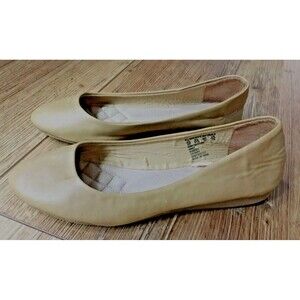Basic Editions Tan Camel Brown Comfortable Women Low Flats Shoes Size 9W